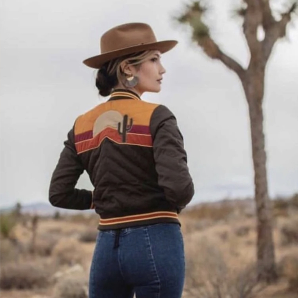 Classic Rock Couture Retro Bomber Jacket